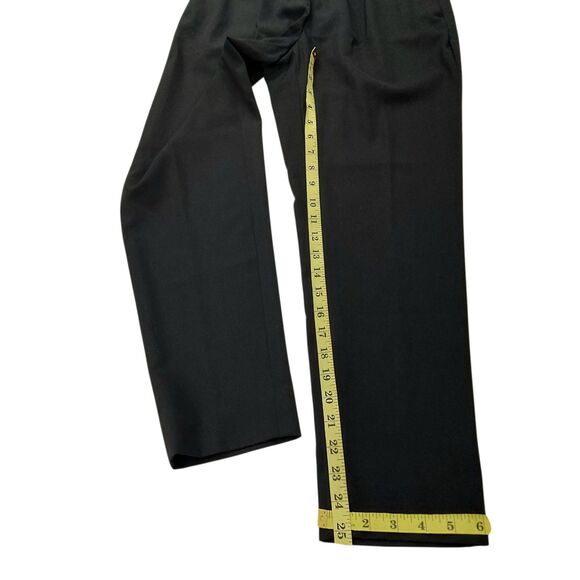 Everlane Wool GoWeave Easy Pants Womens 00 Black Tapered Comfort Lightweight - Picture 12 of 12